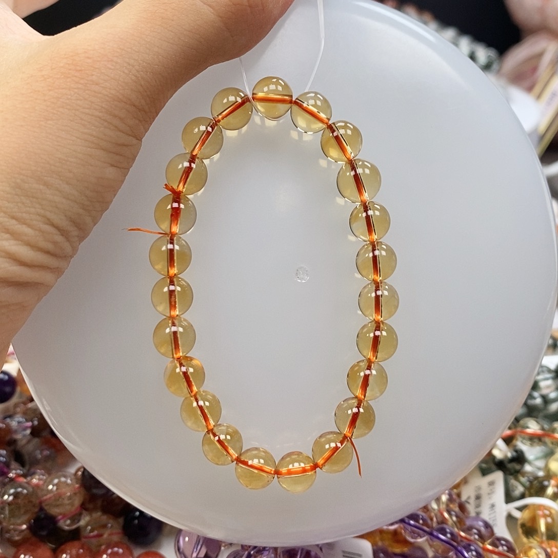 未镶嵌手链水晶黄水