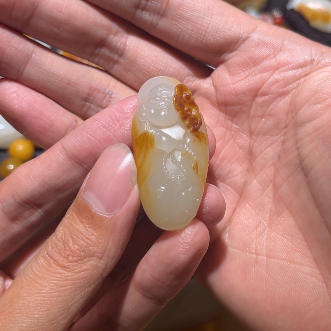 未镶嵌和田玉挂件.***水