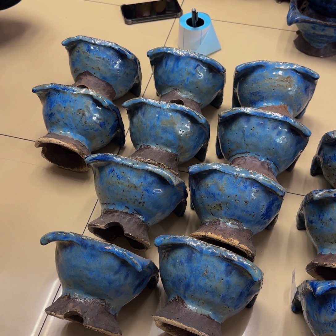 【闪购商品】叁*粗陶手捏