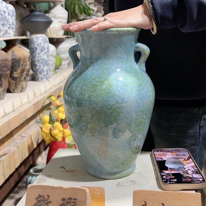 陶摆件景德镇陶瓷花瓶瑕疵专场