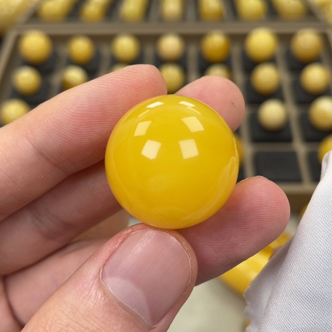 未镶嵌琥珀手链圆珠