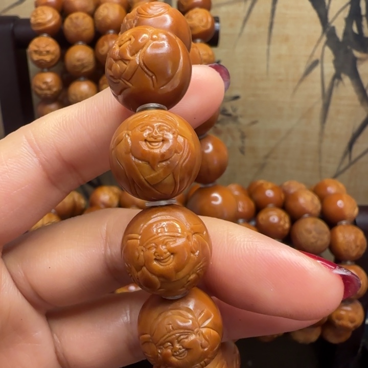王***鱼橄榄核手串/手链橄榄核手串