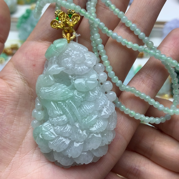 颈饰未镶嵌翡翠༄****翡翠