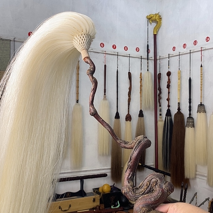 龙枣木拂尘一物一拍