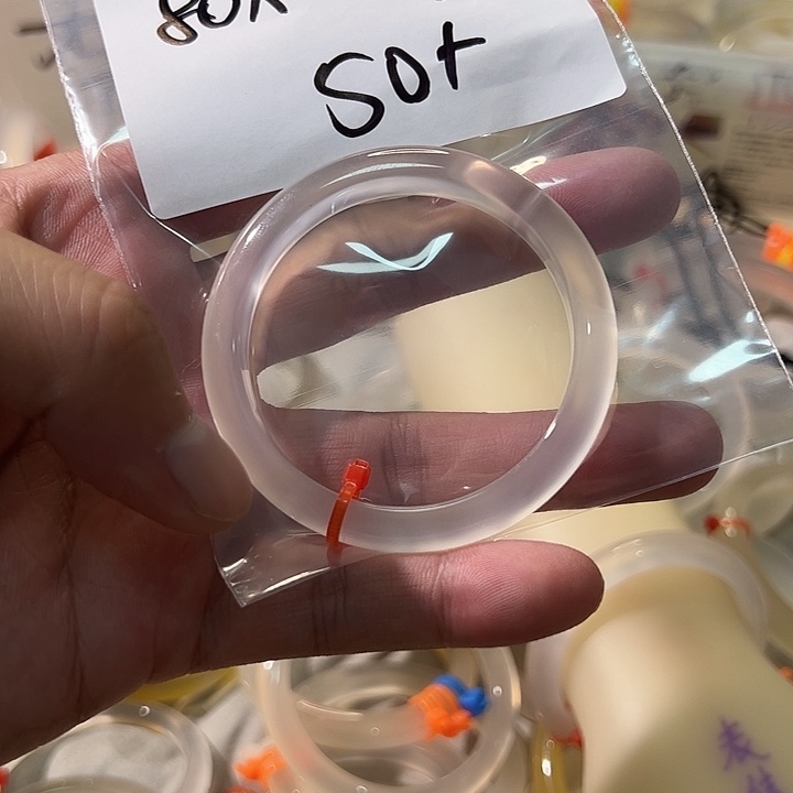 玛瑙/玉髓手镯未镶嵌@**猫库存2 发1条