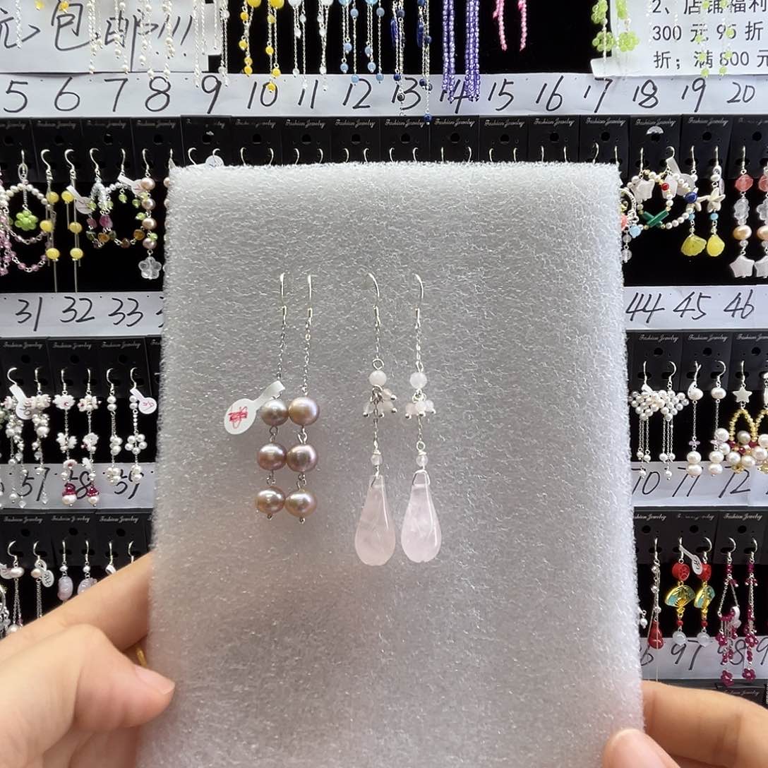 925银无博雅手作S925纯银耳饰