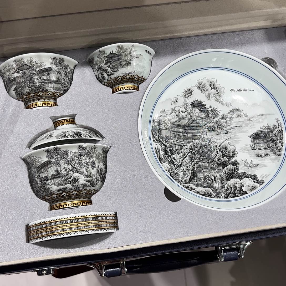 瓷片景德镇瓷器艺术半手