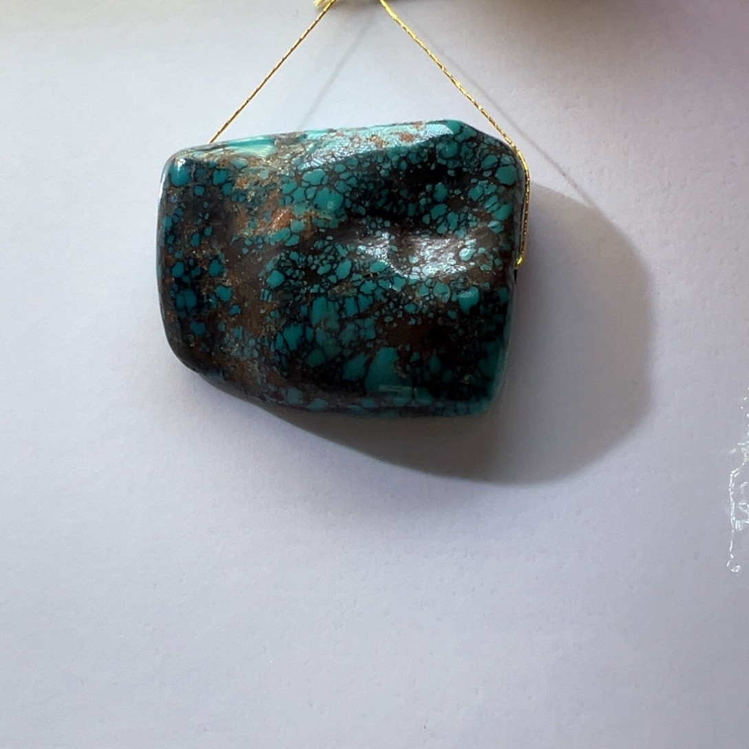 绿松石未镶嵌挂件