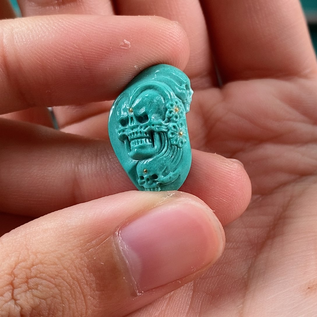 绿松石珠宝奇石未镶嵌