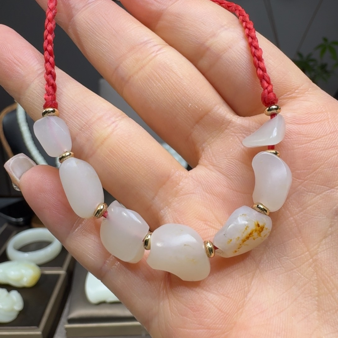 和田玉手链未镶嵌