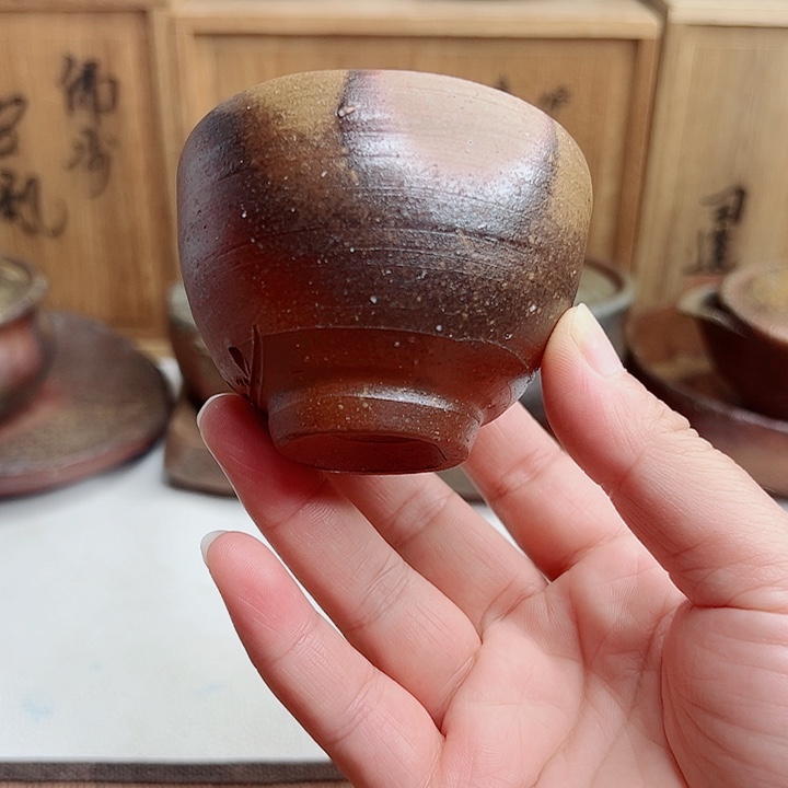 备前烧，吉本正主人杯，