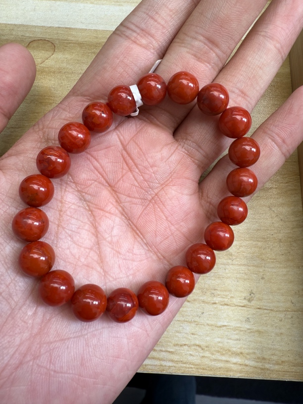 南红瓦西手串满色满肉单圈W62105