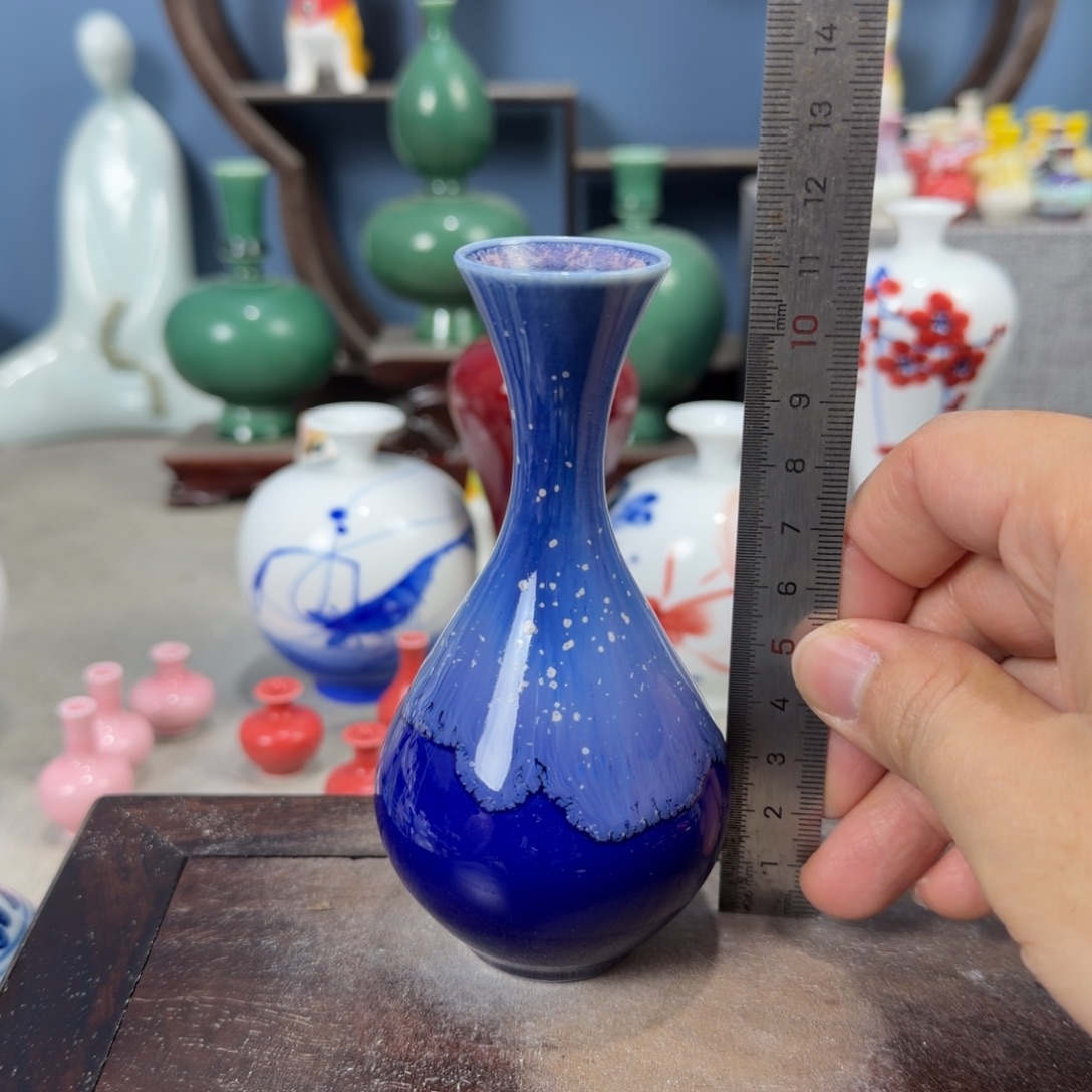 陶瓷手工小花器摆件