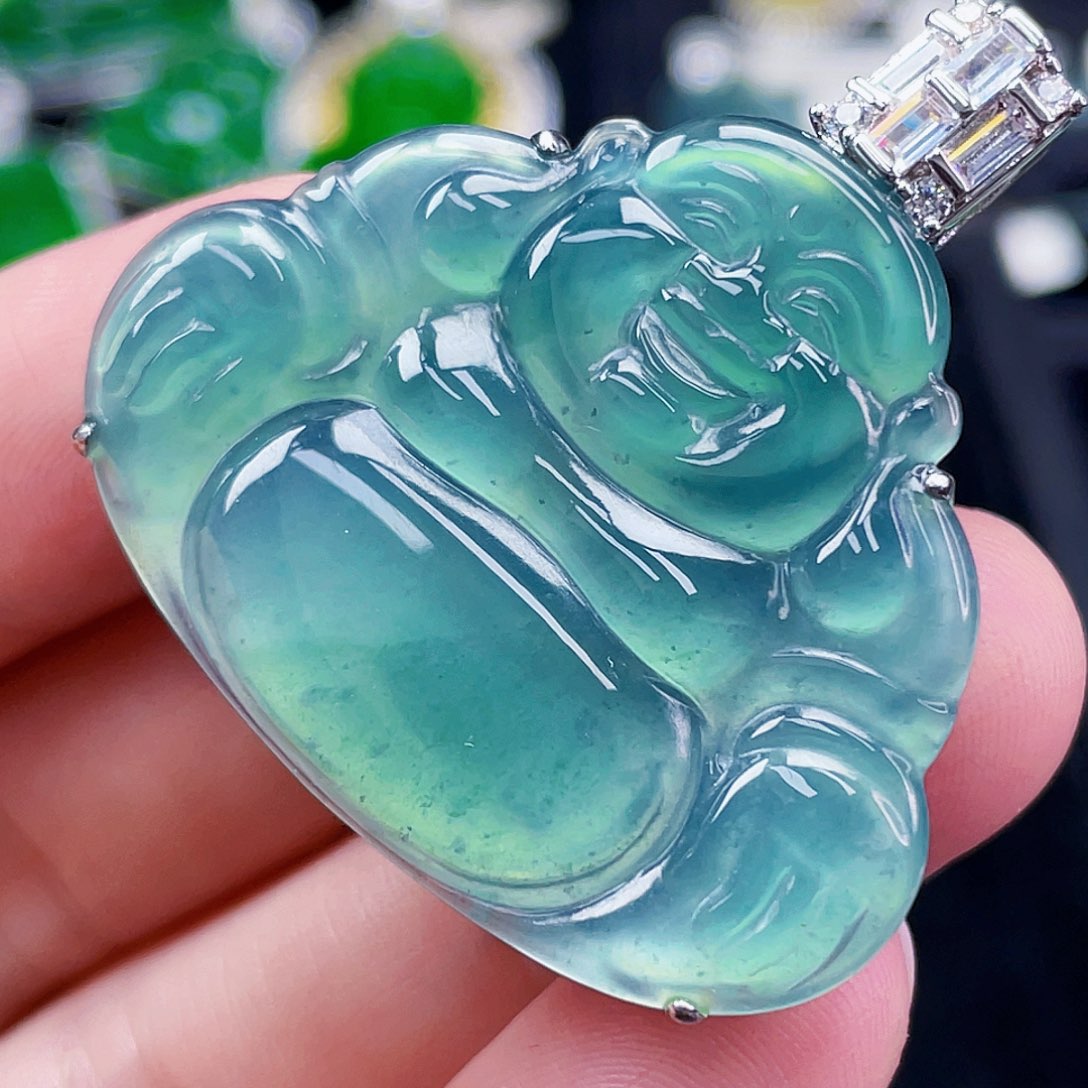 翡翠未镶嵌颈饰920