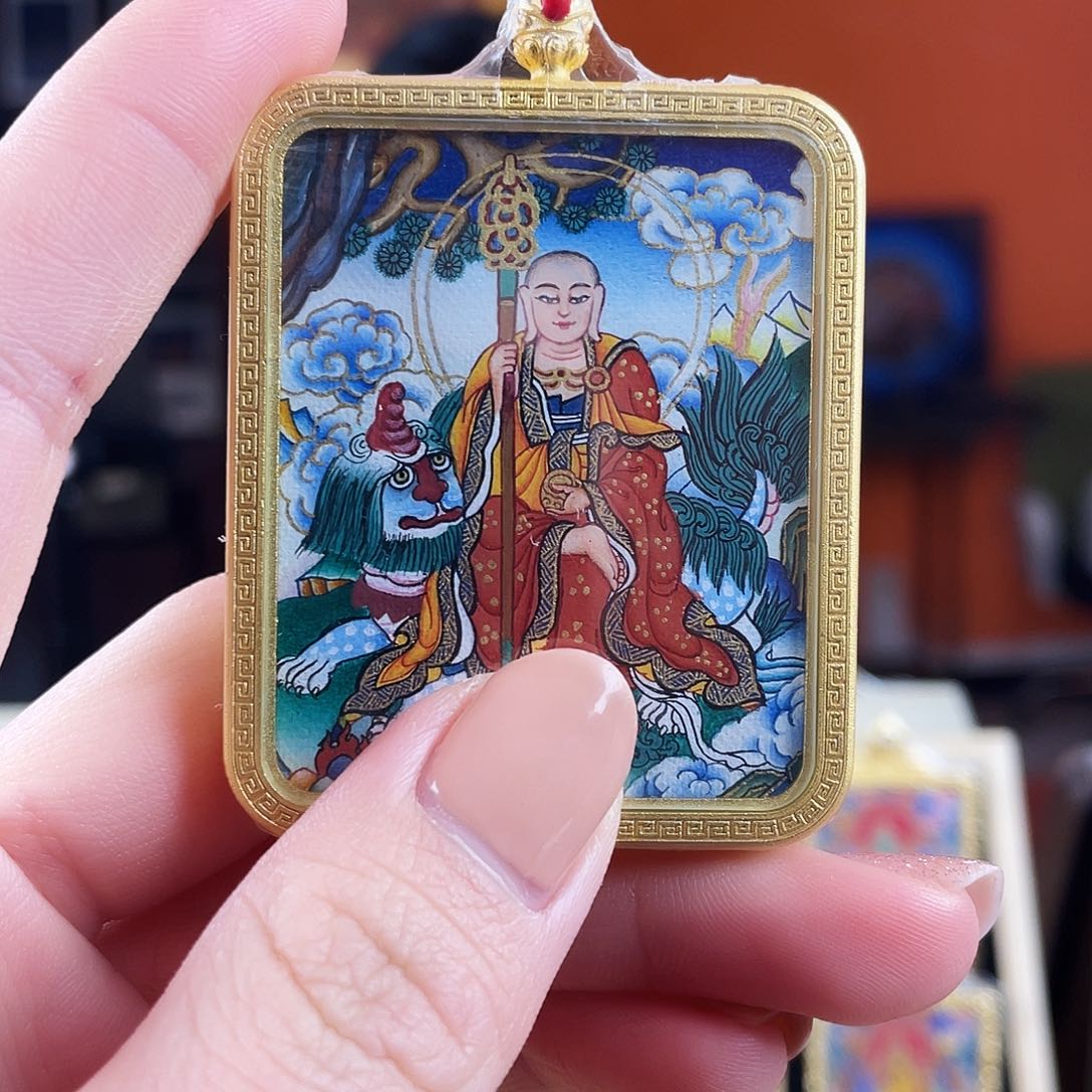 吊坠热贡纯手绘地藏