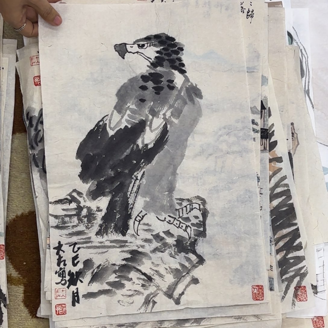 国画左庭强小品艺