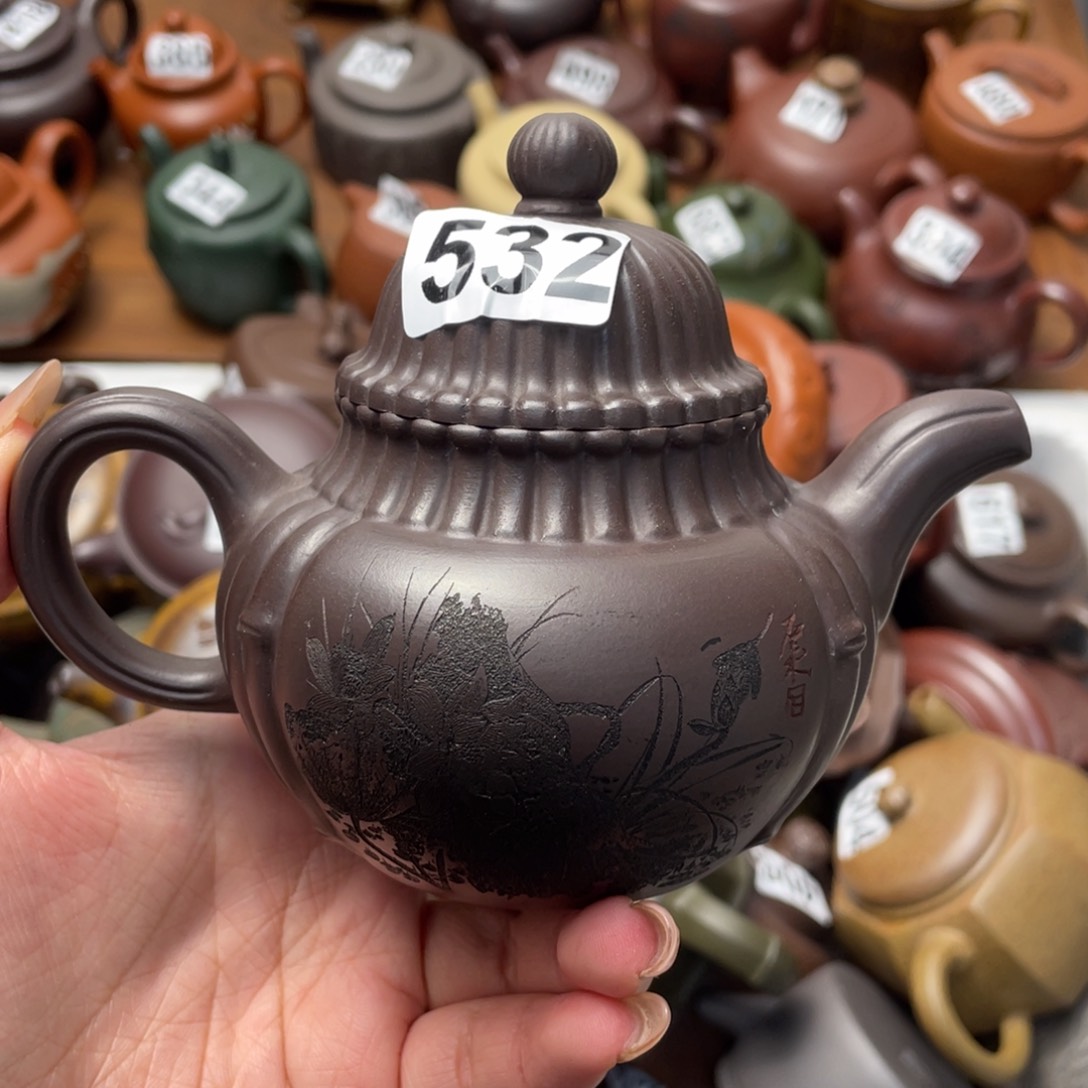 紫砂茶壶诚**材紫砂微瑕