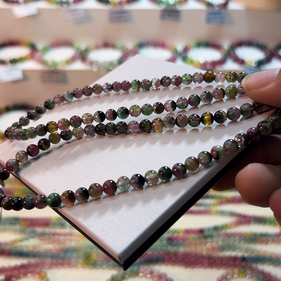 碧玺未镶嵌手链碧玺