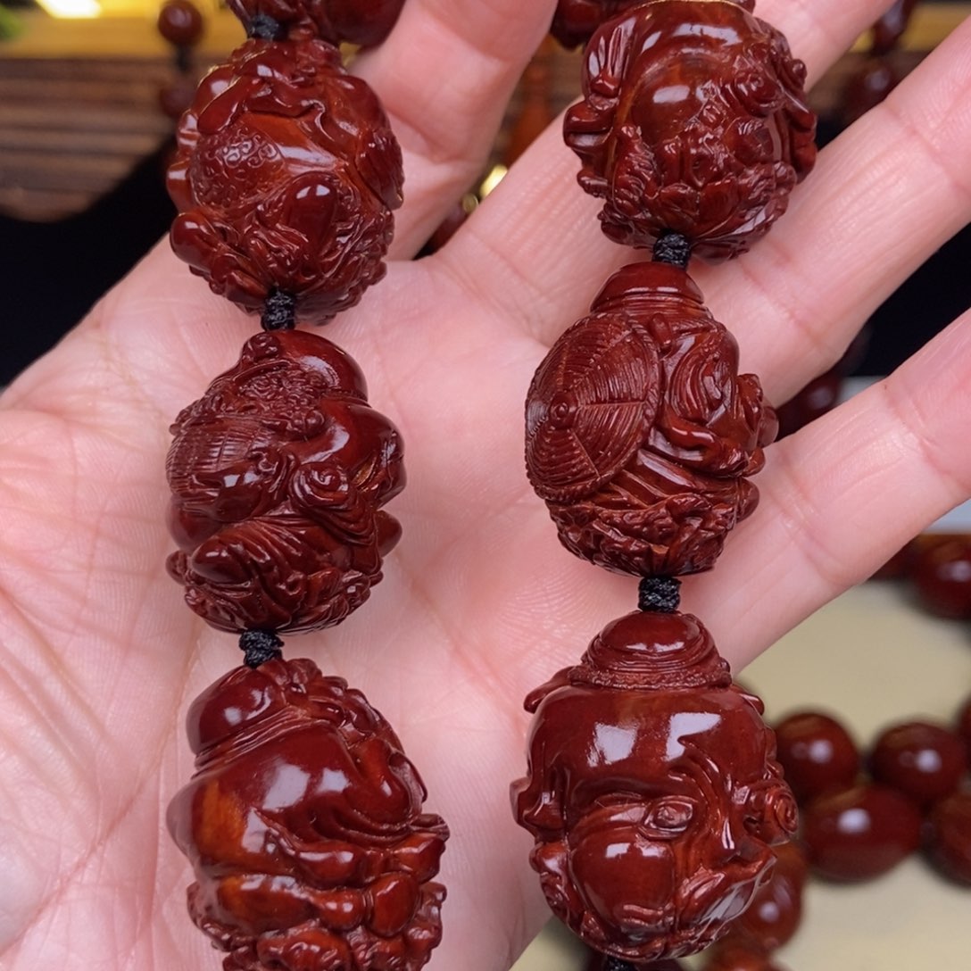 橄榄核吊坠中**香八仙过海