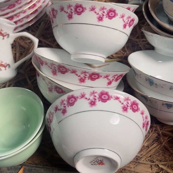 瓷片景德镇陶瓷6个