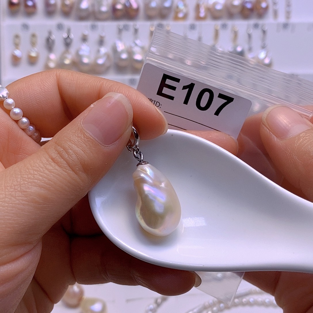 淡水珍珠颈饰银S925镶嵌