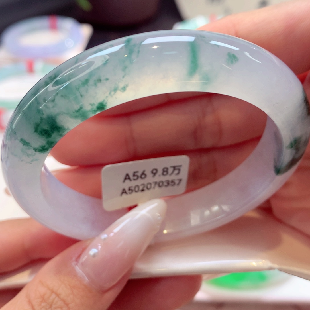 未镶嵌手镯翡翠正圈分单官