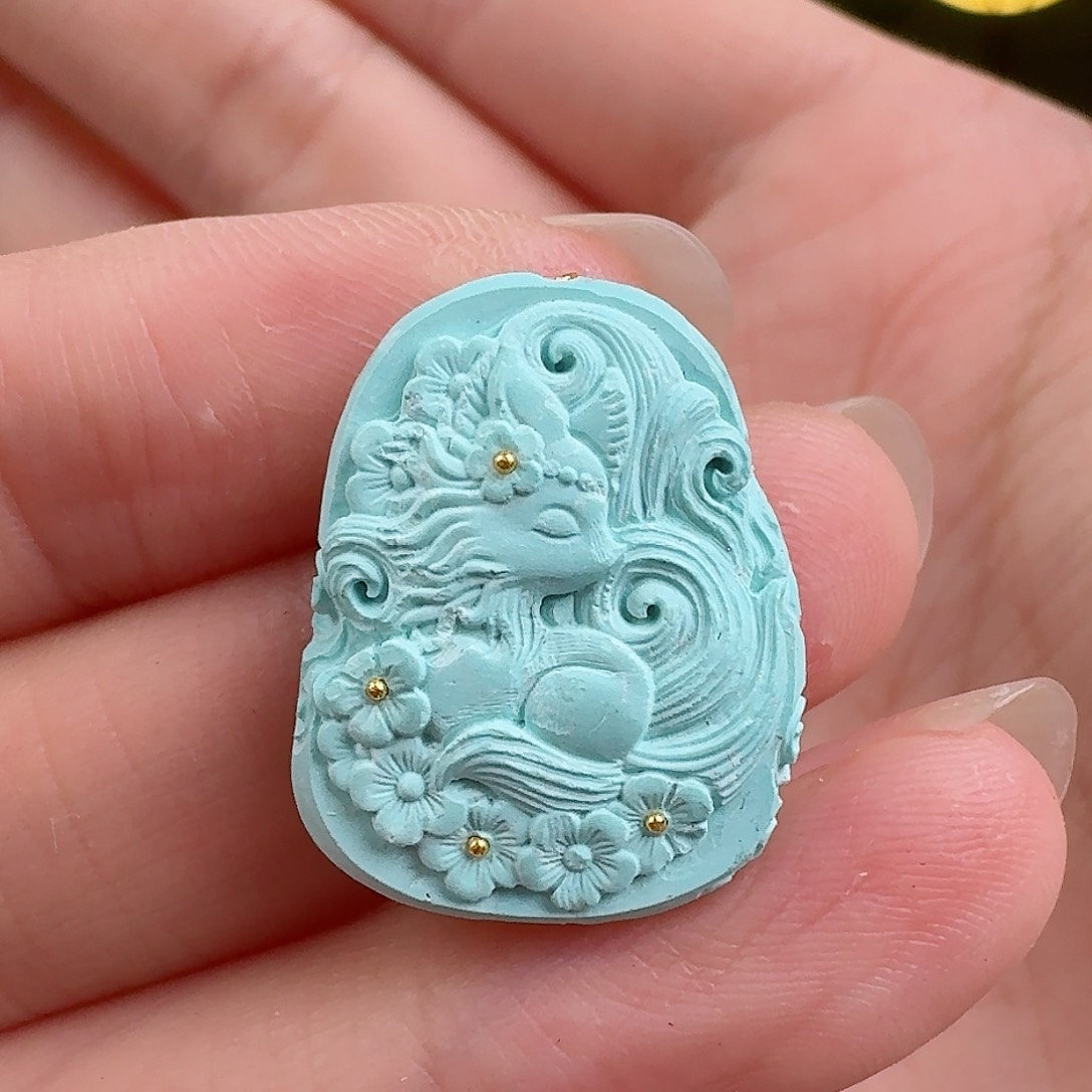 绿松石珠宝奇石未镶嵌