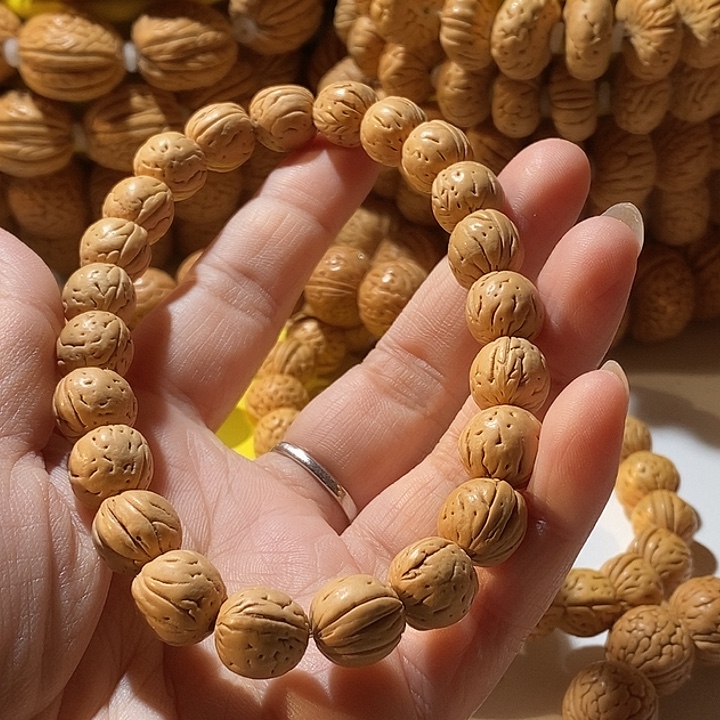 桃核手串顺顺利利野生6