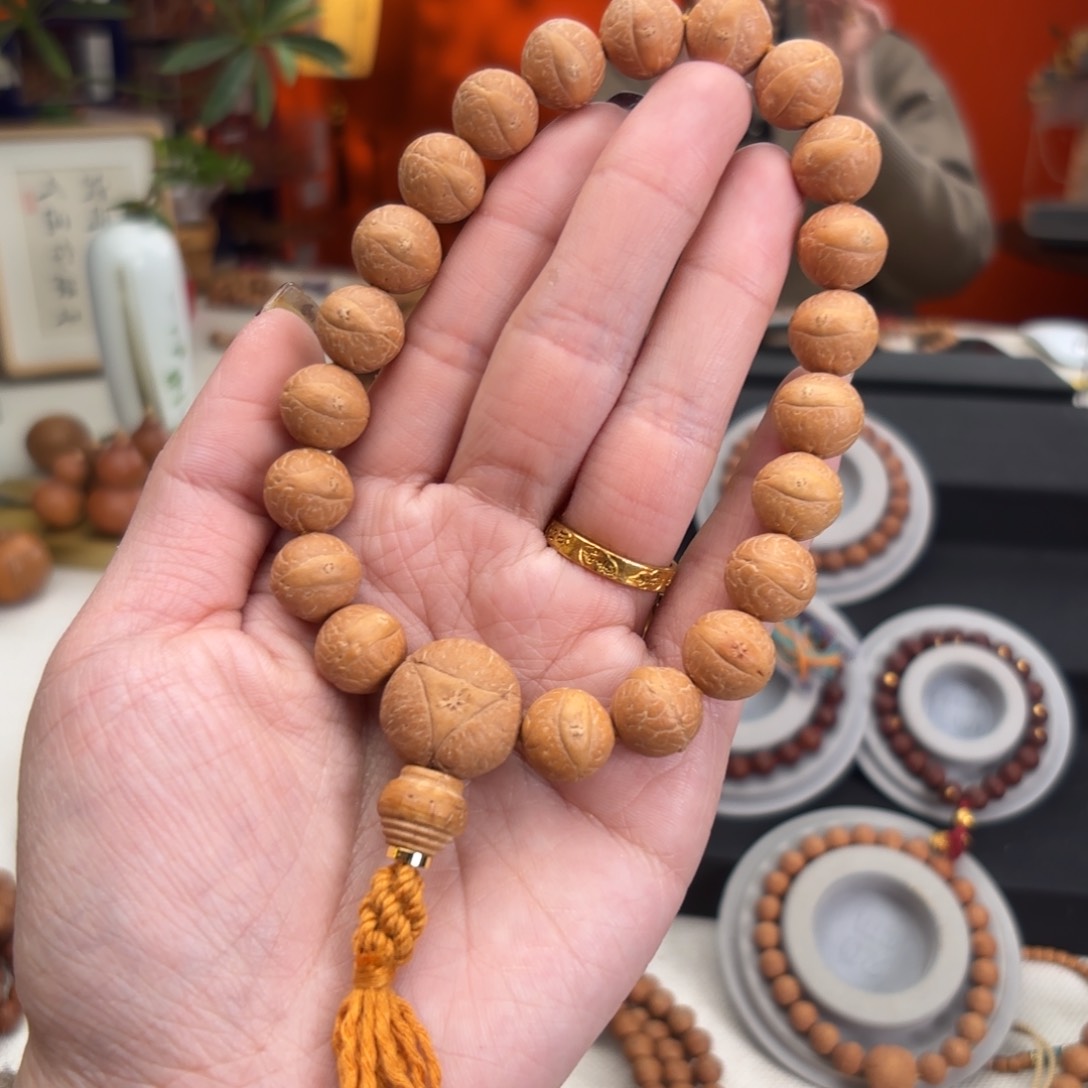 凤眼菩提吊坠12毫米铁籽单圈