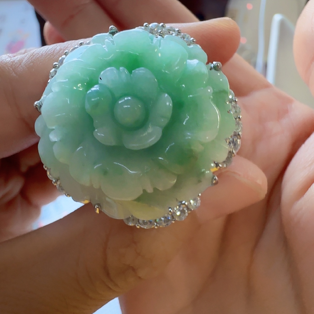 炸***️翡翠未镶嵌手镯翡翠185