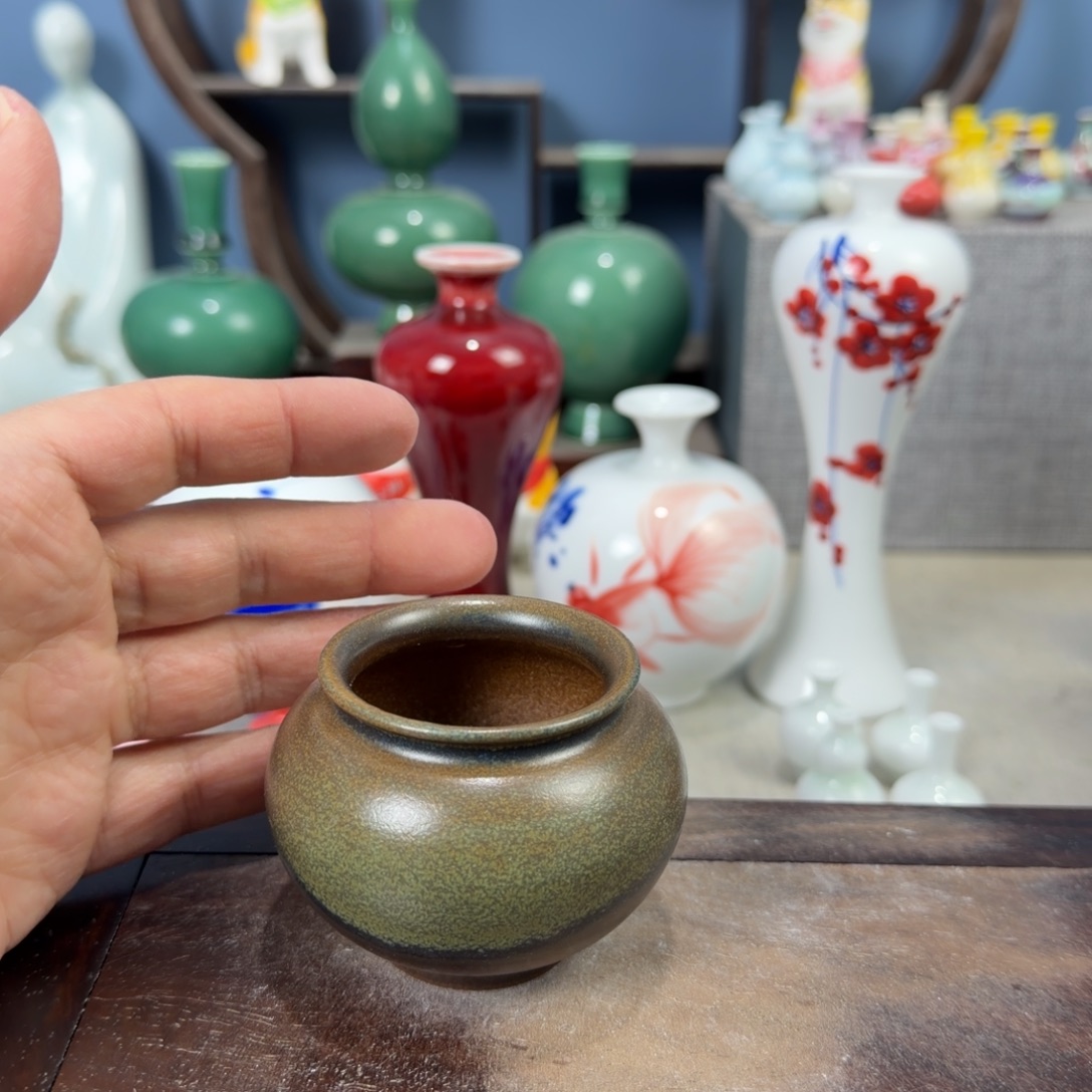 陶瓷手工小花器摆件