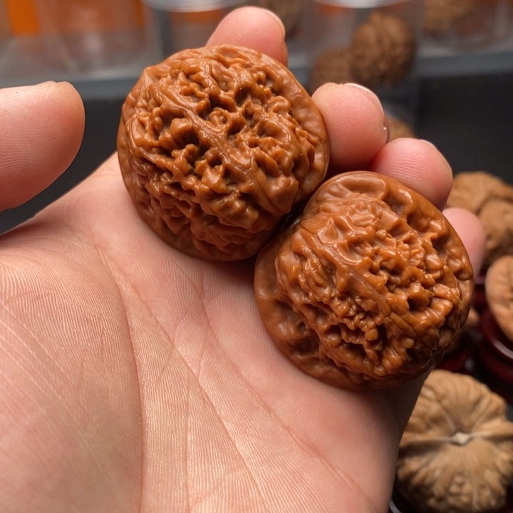 文玩核桃把件40凤凰台