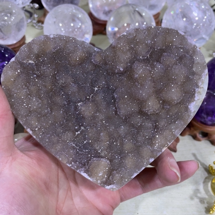 紫晶软糖爱心未镶嵌