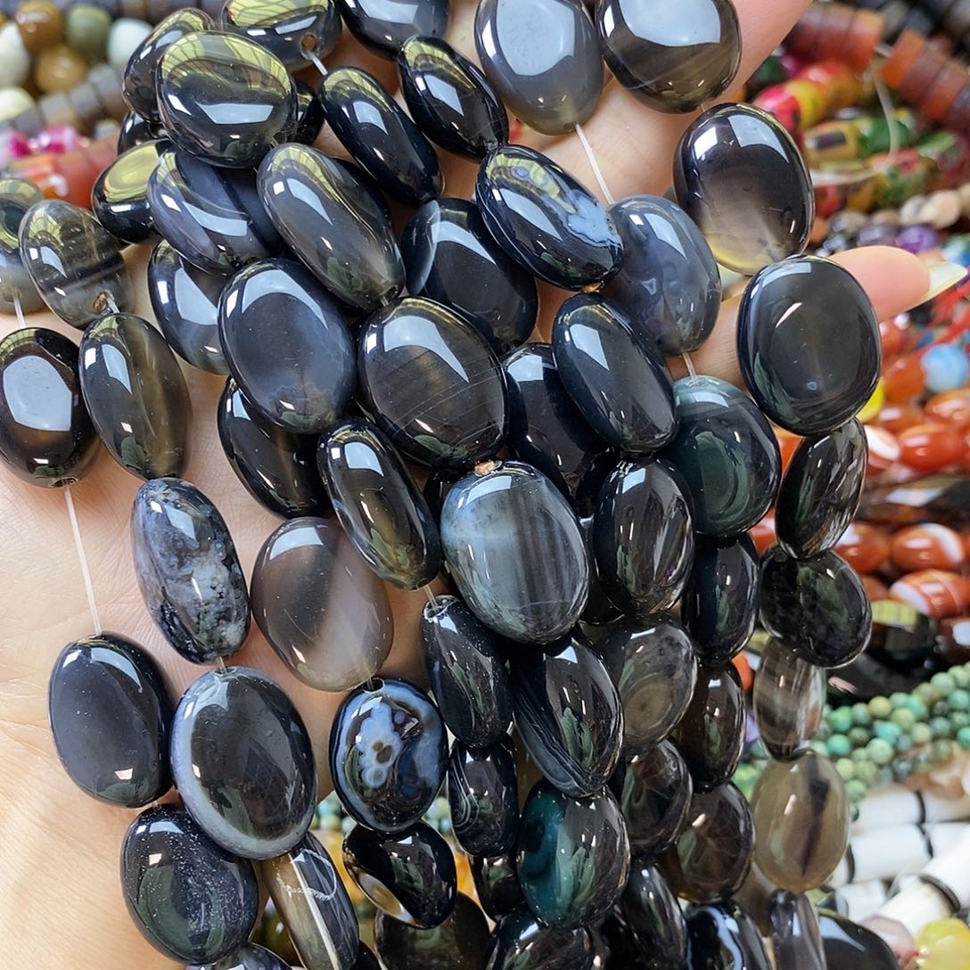 玛瑙/玉髓未镶嵌珠宝半成品玛瑙一条