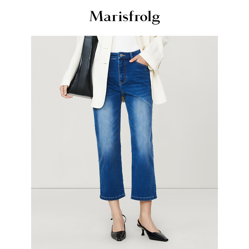 【粉丝专享】Marisfrolg玛丝菲尔牛仔裤A1DE20895