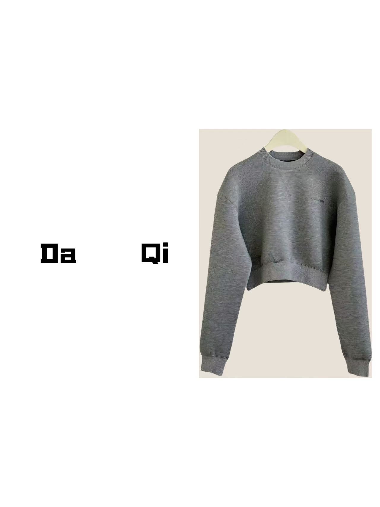 【Da    Qi】爆款短款卫衣
