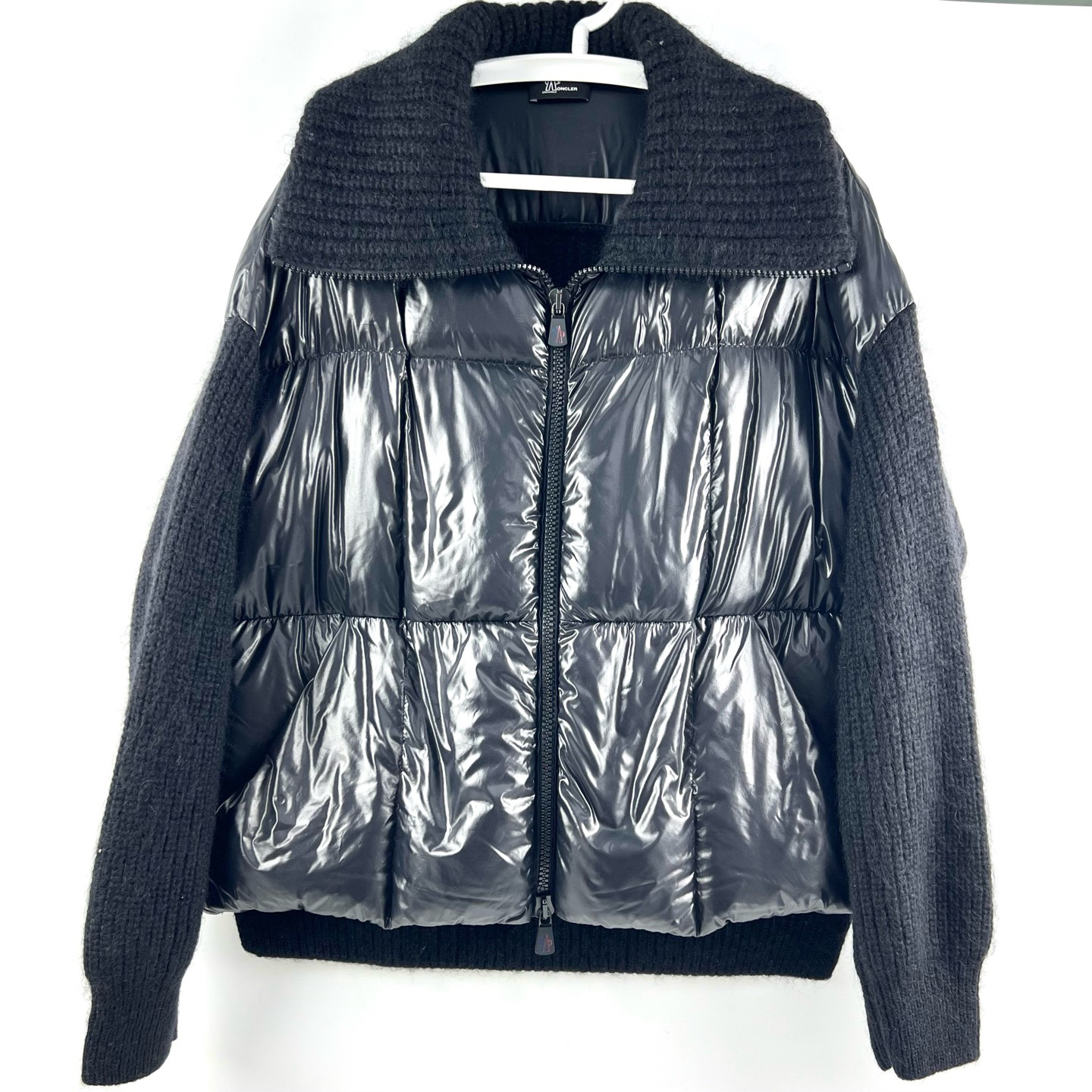 99新 MONCLER s码 Moncler 蒙口 女士拼接羽绒服 99新 sz0322