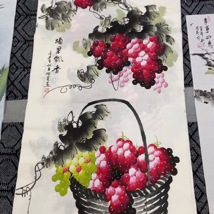 枕书斋画廊的直播间