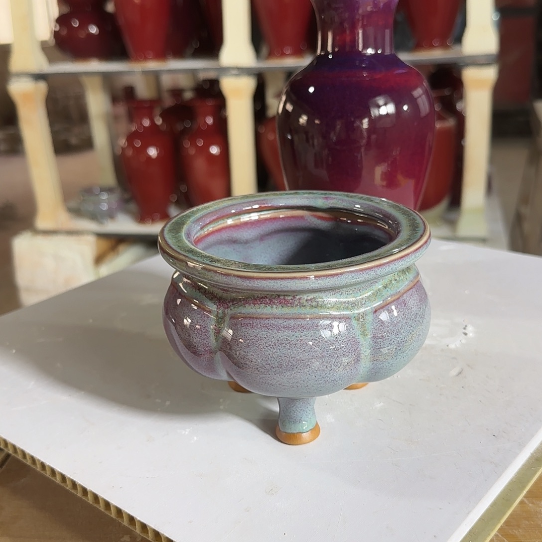 陶摆件郑家钧窑摆件