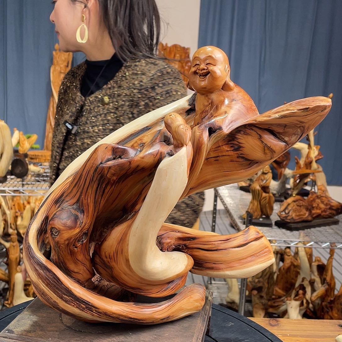 柏木（崖柏）随型艺术根雕