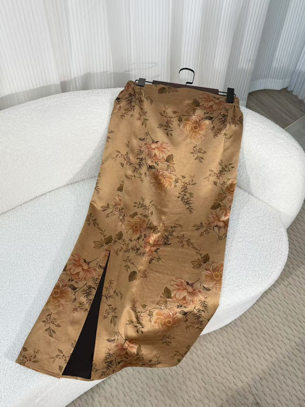 贵妇前喷包裙百分百桑蚕丝