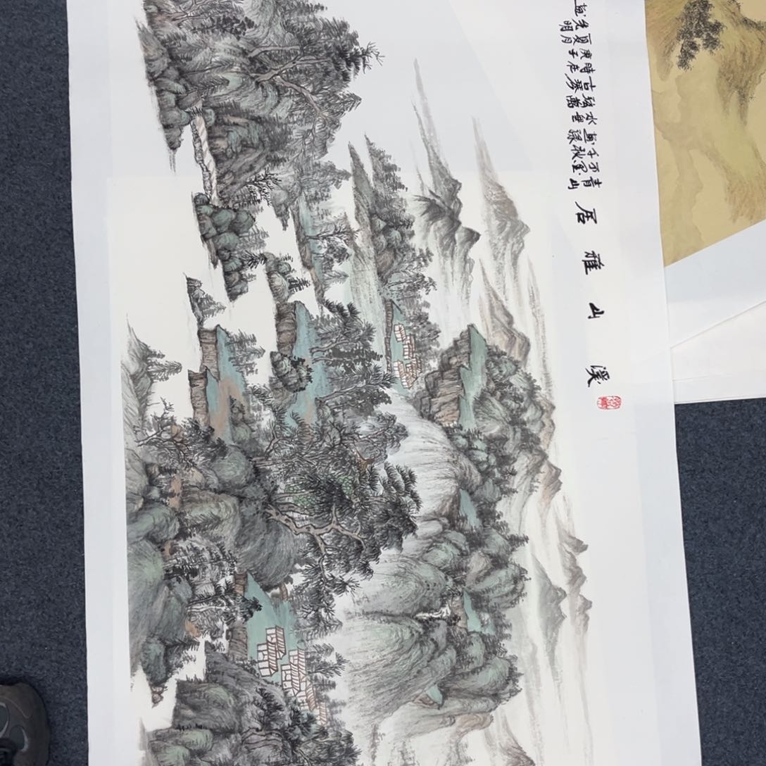 国画手绘画作品和绘画