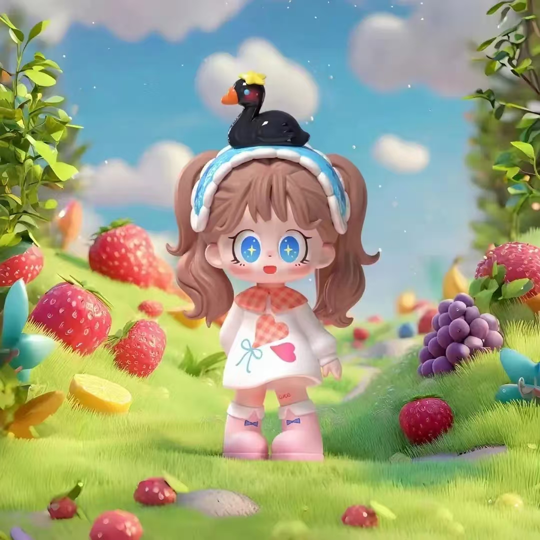 【拆盒】蜜啦少女蜜果果系列潮玩手办盲盒