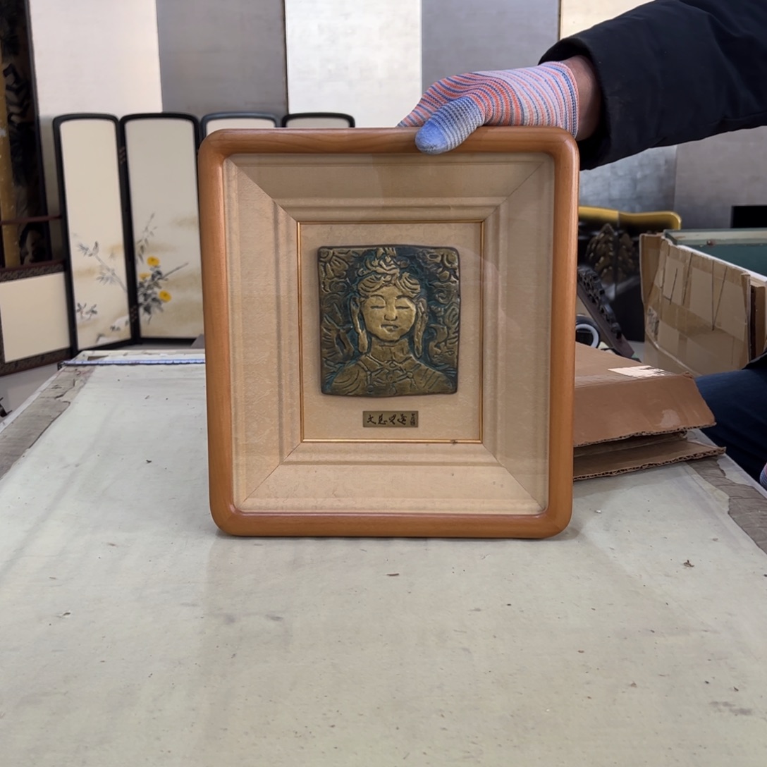 埃***克绘画屏风框画茶空间设计