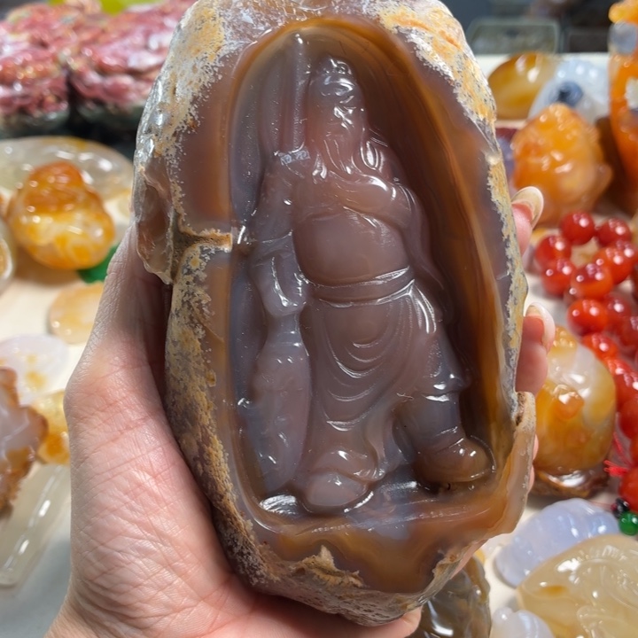 玛瑙/玉髓未镶嵌吊坠(不含链)