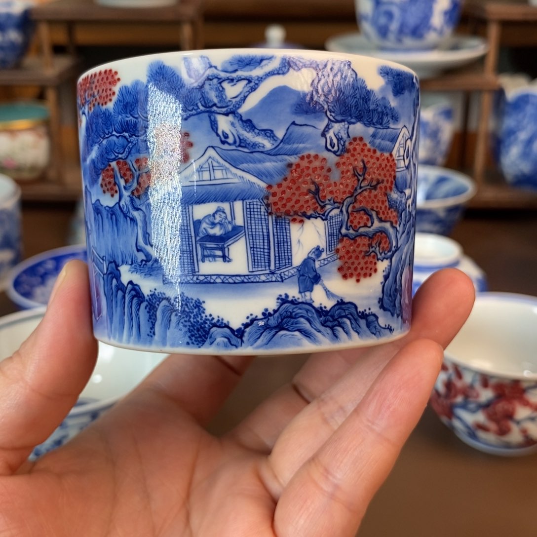 景德镇陶瓷手工手绘
