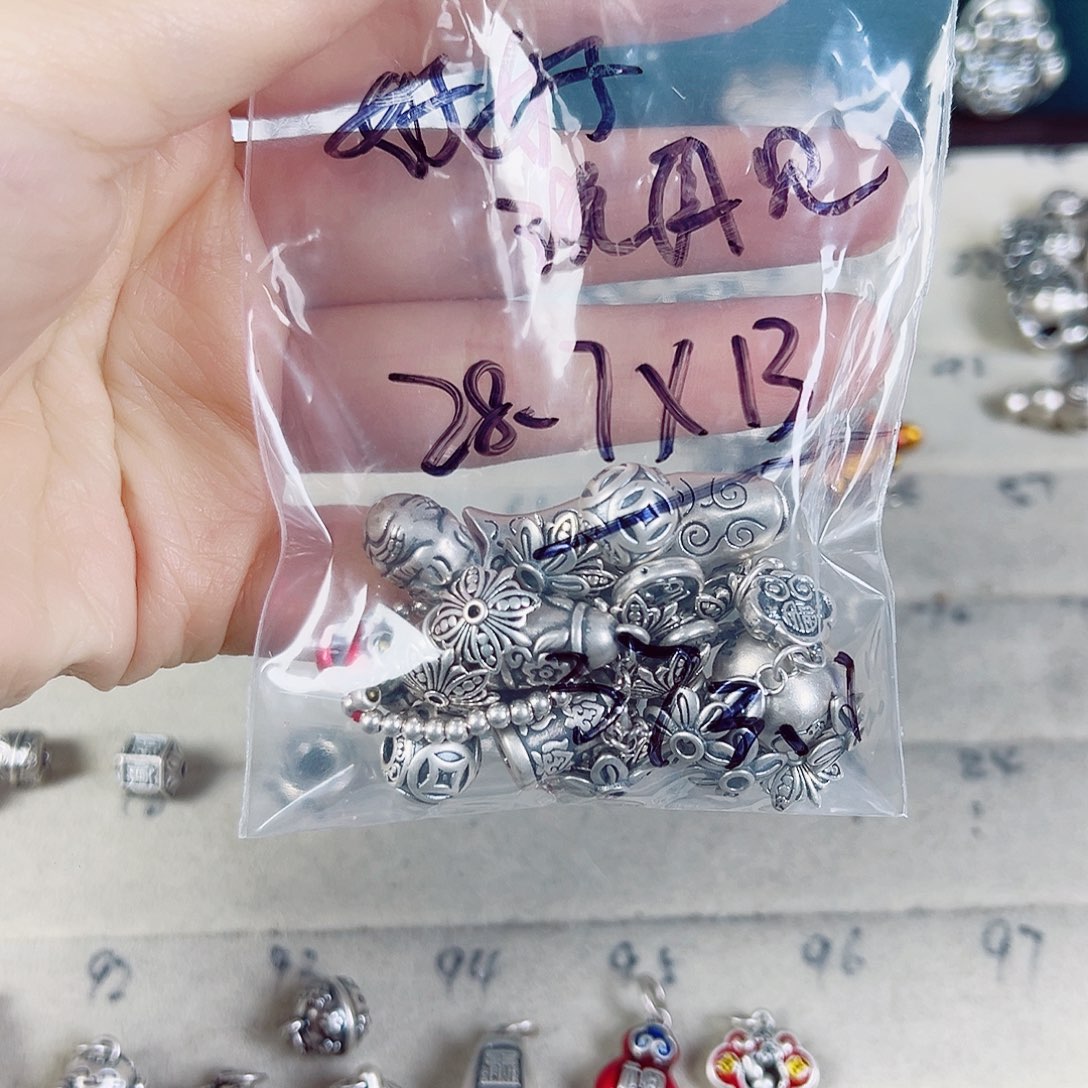 珐琅足银足银配件