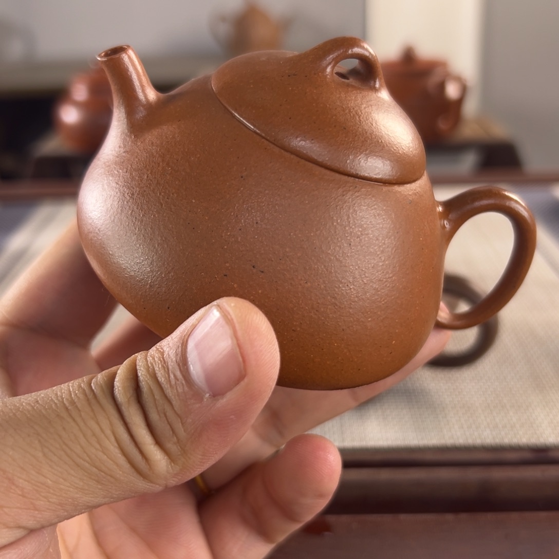 紫砂宜兴紫砂 微瑕茶壶公****