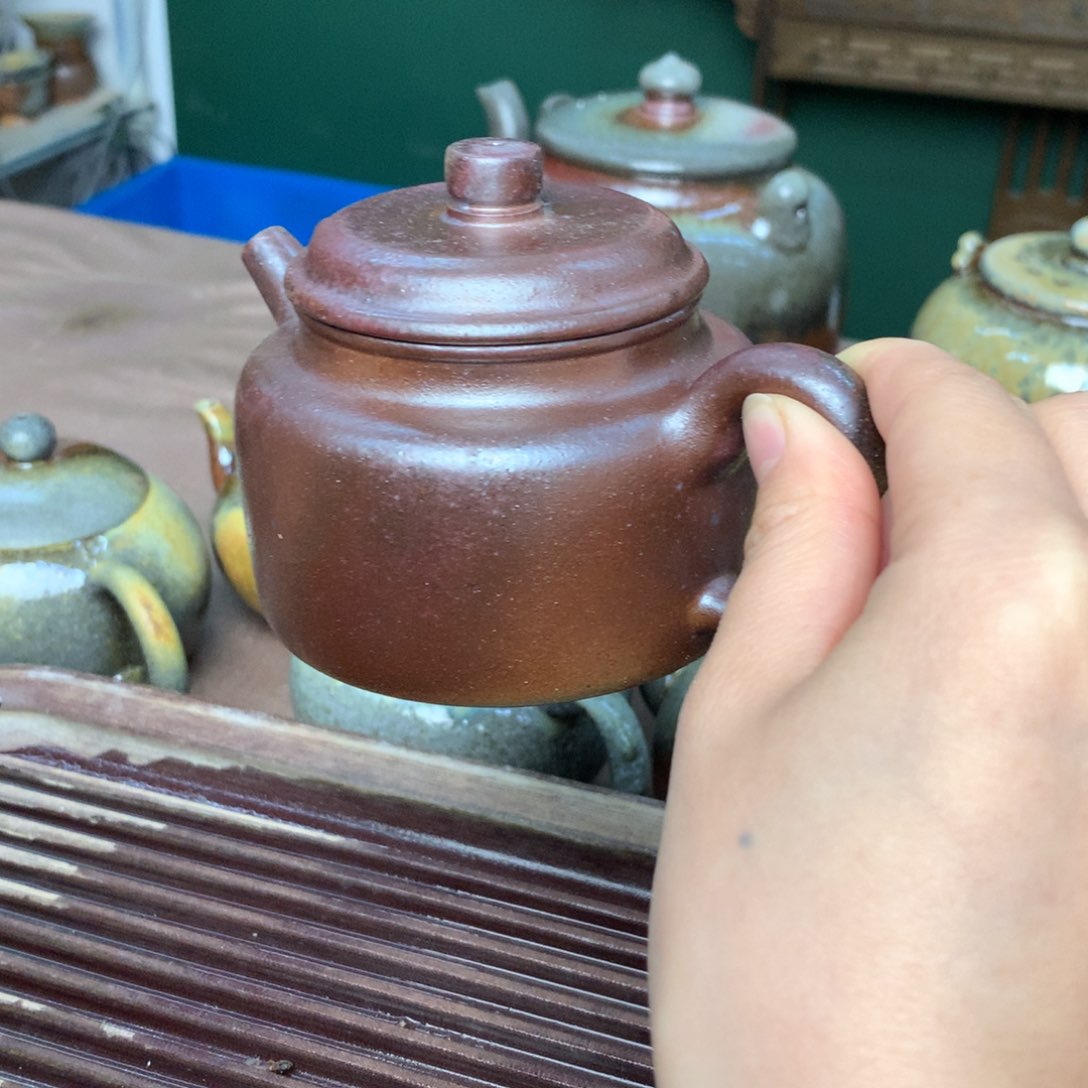 紫砂茶壶纯自然柴烧