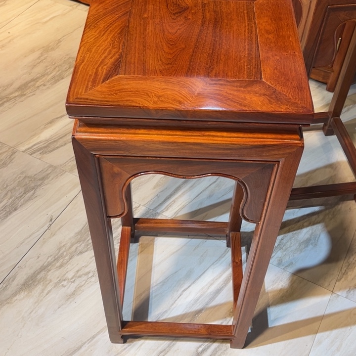 紫檀木类端景台娟缅花花架